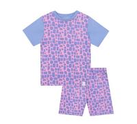 Harry Bear Pattern Girls' Short Pyjamas | Cotton Pyjama Sets | Purple 12-13 Years