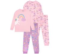 Harry Bear Unicorn Pyjamas, Girls Pyjamas Pack Of 2, Matching Kids Pjs, Cotton Girls’ Pyjama Sets, Ages 2 To 10 Years