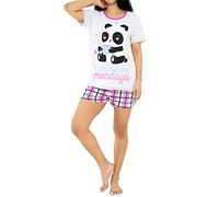 Harry Bear Womens Pyjamas Panda Multicoloured XX-Large
