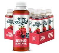 Harry Brompton's Iced Tea - Summer Berries 12x500ml Bottles - Made with brewed Kenyan tea infused with real fruit
