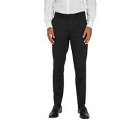 Harry Brown London Leo Tuxedo Dinner Trousers with Satin Stripe Detail - Black - 32R - Black