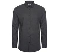 Harry Brown London Micro Dot Slim Fit Shirt - Black - L - Brown