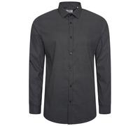Harry Brown London Micro Dot Slim Fit Shirt - Black - M - Brown