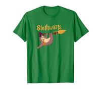 Harry Cute Slothwarts Sloth Wizard Halloween T-Shirt, Men, Kelly Green, X-Large