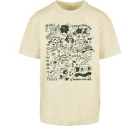 Harry Doodles Styles Oversized T-Shirt Tee Top - Golden Harry's House POP Singer Music Lyrics Iconic Present Gift (2XL, Natural)