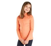 Harry Hall Children’s Base Layer - 88% Polyester, 12% Elastane - 4-Way Stretch for Maximum Flexibility - Adjustable ¼ Front Zipper & Subtle Branding - Machine Washable & Durable - 9-10 Years - Peach