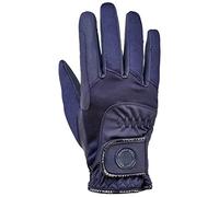Harry Hall Fully Waterproof Horse Riding Gloves for Women & Men | Comfortable Easy Pull-On Equestrian Winter Autum Warm Gloves with Soft Brushed Lining Perfect for Wet Days | Navy Blue, Size: Small