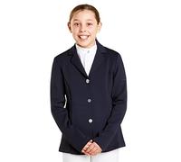 Harry Hall Horse Riding Show Jacket for Kids, Childrens Elegant Equestrian Competition Jackets - Navy Blue - 9-10 Years