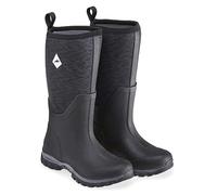 Harry Hall Neoprene Wellington - Durable Womens Outdoor Muck Boot with Snug-Fit, Easy to Clean, Perfect for Horse Owners - Comfortable & True to Size - Black - 6