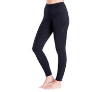 Harry Hall Women's All-Day Active Leggings with Phone Pocket - Water Repellent, Four-Way Stretch, Brushed Back for Comfort - Ideal for Riding, Hiking, Gym & Leisure - Black - L