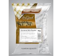 Harry Harvey 1kg Dried Skimmed Milk Powder, Low Fat, High Protein - make Coffee, Tea, Milkshakes