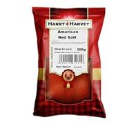 Harry Harvey American Red Salt 300g | Hot & Spicy Red Salt Seasoning for Chips, Fries, Meat & Vegetables | Chip Shop Style Red Salt Blend - Add Bold Flavor