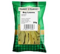 Harry Harvey Bay Leaves 20g (Tej Patta) | Whole Dried Bay Leaves for Curries, Biryani, Rice & Slow-Cooked Dishes | Aromatic Cooking Herb & Curry Spice Flavor