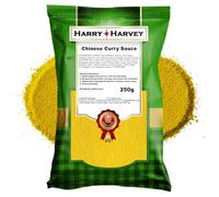 Harry Harvey Chinese Curry Sauce Mix Powder 250g | Authentic Takeaway Powder & Chip Shop Curry Sauce | Easy to Make at Home with Meat, Veg, Chips & Rice | Loved by Restaurants & Chippies