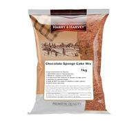 Harry Harvey Chocolate Sponge Cake Mix 1 kg | Rich Chocolate Cake Mix - Light & Fluffy Sponge | Just Add Water or Milk | Ideal for Birthday Cakes, Party Bakes & Home Baking