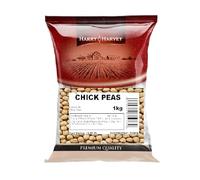 Harry Harvey Dried Chick Peas 1 kg | High-Protein Chickpeas (Garbanzo Beans) for Curry, Salad, Hummus & Roasts | Pure Whole Pulses, Soak-&-Cook Legume Staple