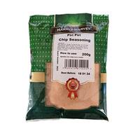 Harry Harvey Piri Piri Chip Seasoning Salt 200g | Peri Peri Flavour for Chips, Fries & Potatoes | Chip Shop Style Seasoning Salt Blend | Spice Up Your Chips Tonight