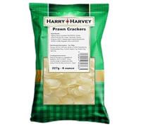 Harry Harvey Prawn Crackers Uncooked 227g | Chinese Prawn Crackers for Takeaway Style at Home | Uncooked Prawn Crackers Discs, Fry Until Fluffy & Crispy | Authentic Prawn Crisps & Prawn Chips Snack