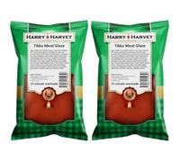 Harry Harvey Tikka Meat Glaze 200g (Pack of 2) | Seasoning Rub & Marinade for Chicken, Pork, Beef & Fish | Authentic Tikka Kebab Spice Mix for Butchers, BBQ, Curries & Takeaway Style Flavours at Home