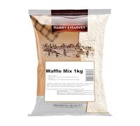 Harry Harvey Waffle Mix 1kg | Luxury Belgian-Style & Crispy Edges, Fluffy Interior | Dessert Shop Taste in Every Waffle | Just Add Water & Oil - Big Value Bag