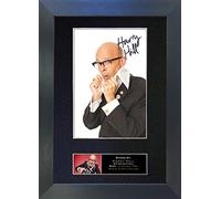 HARRY HILL Signed Autograph Mounted Photo Reproduction PRINT A4 Rare Perfect Birthday (297 x 210mm) #128 (Black Frame)