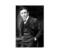 Harry Houdini Portrait 1913 Poster Bedroom Canvas Decor Print Wall Art Office Room Aesthetic Decor Gift Unframe 16x24inch(40x60cm)