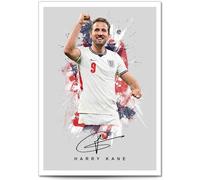 Harry Kane Bayern Munich Signed Photo Poster A4/A3 Print Picture Display Framed Autograph Memorabilia for Football Fans Gift England (England, Grey A4 print unframed)