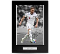 Harry Kane Bayern Munich Signed Photo Poster A4/A3 Print Picture Display Framed Autograph Memorabilia for Football Fans Gift England (England A3 Poster Only)