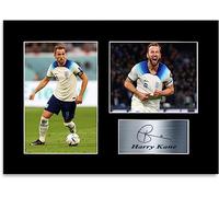 Harry Kane England Football Player Signed Printed Autograph Photo Display Mount Gift A4