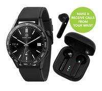 Harry Lime Series 27 Smart Watch With Black True Wireless Earphones
