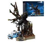 Harry Magic Forest Adventure Building Set - 1412 Pieces Giant Spider & Car Scene Building Bricks Kit, Collectible Animals Vehicle Display Bricks Model, Creative Gift for Adults Teens