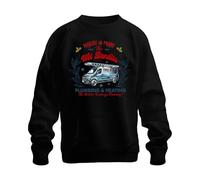 Harry & Marv Wet Bandits Plumbing Heating - Christmas Xmas Unisex Christmas Jumper, black, XXL