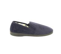 Harry Memory Foam Twin Gusset Slippers Sleepers Navy 14