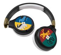 Harry Potter - 2-in-1 Wireless/Wired Kids Headphones - Black/ Grey