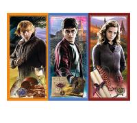 Trefl Harry Potter Puzzle - 200 Piece Jigsaw Puzzles for Adults & Children - 'In The World Of Magic & Witchcraft' Wizarding World Harry Ron & Hermione Puzzle