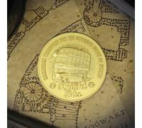 Harry Potter 24k Gold Plated Knight Bus Limited Edition Medallion - Zavvi Exclusive by DUST!