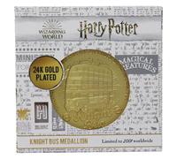 Harry Potter 24k Gold Plated Knight Bus Limited Edition Medallion - Zavvi Exclusive by DUST!