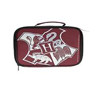 Harry Potter 28027Z Crest Spacious Compartment and Built-in Handle, Soft Leak-Proof Kids, Boys, Girls, Reusable and Eco-Friendly Bag for Lunch Box-Vinyl Fabric, Multi, One Size