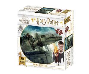 Harry Potter 3d Lenticular Puzzle - Escape from Gringotts 500 Pieces 6+ New
