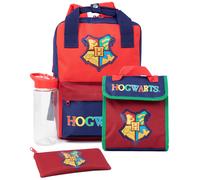 4 Piece Backpack Set Harry Potter Red One Size