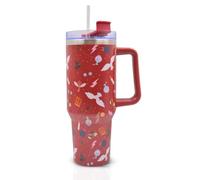 Harry Potter 40oz / 1200 ML Tumbler with Straw & Lid | Leak & Spill Proof Travel Mug | Stainless Steel Vacuum Insulated Water Bottle with Handle Keeps Cold for 17Hrs or Hot for 5Hrs