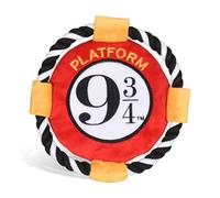 Harry Potter: 9 3/4 Platform Frisbee Pet Toy | Frisbee for Dogs in Themed Design Dog Toy Platform 9 3/4 Rope Frisbee Toy for Dogs