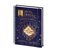Harry Potter A4 Wiro Notebook and Diary (Marauders Map Design) - Official Merchandise