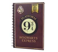 Harry Potter A5 Wiro Notebook (Platform 9 3/4 Design) - Official Merchandise
