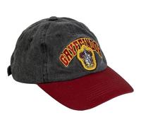 Harry Potter Adult Cap and Official Licensed - Harry Potter Adjustable and Comfortable Cap, Black/White, 7 1/8