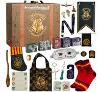 Harry Potter Advent Calendar 2025 Girls with Stationery Socks & Accessories 24 Days Magical Christmas Countdown Calendar Gifts for Kids Teens Women (Brown Case)