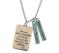 Harry Potter Albus Dumbledore Quote Necklace