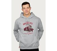Harry Potter All Aboard The Hogwarts Express London To Hogsmeade Hooded Sweatshirt In Mid Grey Mid Grey XXL