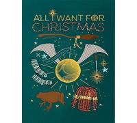 Insight Editions Embellished Card - Harry Potter: All I Want For Christmas (HP ExHog Holiday Card)