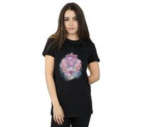 Harry Potter Always Doe Cotton Boyfriend T-Shirt In Black Black